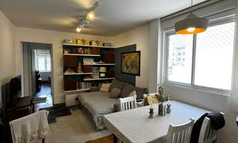 Imagem 4: Apartamento a venda reformado, com 57m, com 1 dormitório, sala 02 ambientes, cozinha refor