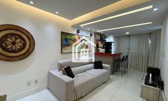 Imagem 4: Apartamento 3 quartos com dependência, porteira fechada, no Caminho das Árvores