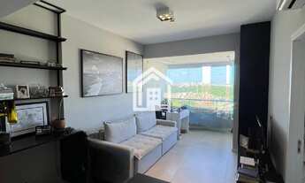 Imagem: Apartamento quarto e sala mobiliado, vista