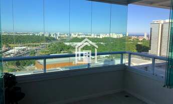 Imagem 6: Apartamento quarto e sala mobiliado, vista mar no Caminho das Árvores