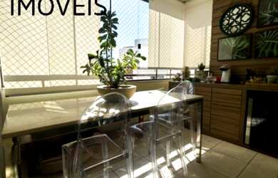 Imagem 5: Apartamento 4 Quartos (3 Suítes + 1 Gabinete), Nascente, Sala ampla, 3 Varandas, 5 Banheir