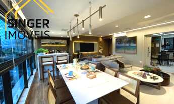 Imagem 2: Aptº em Alphaville I > PORTEIRA FECHADA > 3 Quartos (2 Suítes) + 1 Gabinete, Sala ampla