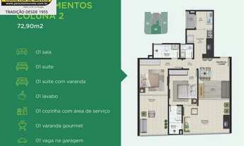 Imagem 4: Apartamento novo - Residencial Aida Paiva em Guarapari