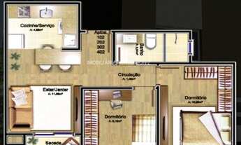 Imagem 2: RESIDENCIAL ESPLENDORE - APARTAMENTO 02 DORMIT. NO DESVIO RIZZO EM CAXIAS DO SUL