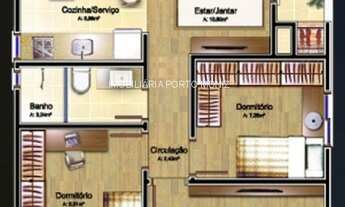 Imagem 3: RESIDENCIAL ESPLENDORE - APARTAMENTO 03 DORMIT. NO DESVIO RIZZO EM CAXIAS DO SUL