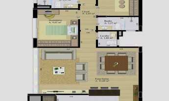 Imagem 3: RESIDENCIAL PORTAL DO INTERLAGOS - Apartamento 03 dormit. (01 suíte) para venda, em Caxias