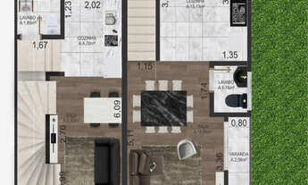 Imagem 4: Sobrado Triplex 02 dormitórios para venda no bairro Vila Verde, em Caxias do Sul