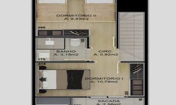 Imagem 4: Sobrado para venda, 02 dormitórios no bairro São Luiz, em Caxias do Sul