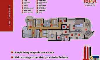 Imagem 6: APARTAMENTO 04 SUÍTES - DECORADO - ALTO PADRÃO - FRENTE MAR - IBIZA TOWERS - NA TORRE NORT