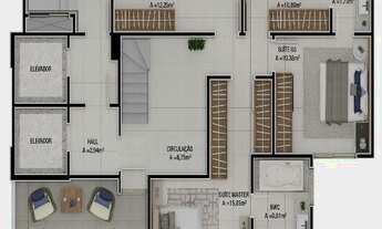 Imagem 7: RESIDENCIAL BREMEN DÖRF - APARTAMENTO 03 SUÍTES - DIFERENCIADO - UM APARTAMENTO POR ANDAR