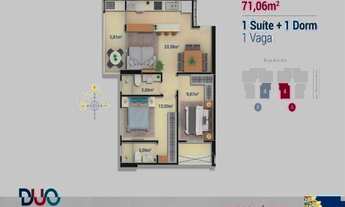 Imagem 3: RESIDENCIAL DUO PRAIA BRAVA - APARTAMENTO COM 02 DORMITÓRIOS - ENTREGA DEZEMBRO/2023