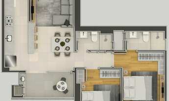 Imagem 5: RESIDENCIAL CAMBORIÚ BOULEVARD - APARRTAMENTO 02 DORMITÓRIOS - ALTO PADRÃO