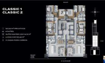 Imagem 7: RESIDENCIAL TIMELESS - APARTAMENTO 04 SUÍTES - ALTO PADRÃO - NA AV. ALVIN BAUER