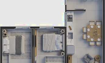 Imagem 4: RESIDENCIAL SOUL BRAVA - APARTAMENTO 02 DORMITÓRIOS - NA PRAIA BRAVA - ENTRGA EM SETEMBRO