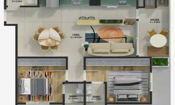 Imagem 7: BRAVA OCEAN HOME CLUB - APARTAMENTO 02 SUÍTES - NA PRAIA BRAVA - ENTREGA DEZEMBRO DE 2027