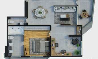 Imagem 6: RESIDENCIAL ATMOS SKY - APARTAMENTO 03 DORMITÓRIOS - PLANTA FLEXÍVEL - ALTO PADRÃO - ENTRE