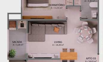 Imagem 4: MANU BAY RESIDENCE - APARTAMENTO 01 DORMITÓRIO - NA PRAIA BRAVA - ENTREGA EM FEV DE 2026