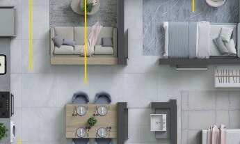 Imagem 3: RESIDENCIAL ALAMEDA DOM BOSCO - APARTAMENTO 02 DORMITÓRIOS - NO BAIRRO DOM BOSCO