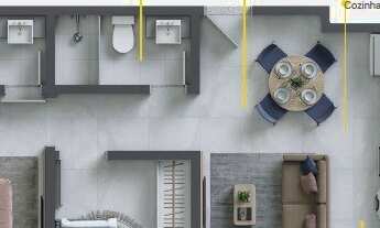 Imagem 3: RESIDENCIAL ALAMEDA DOM BOSCO - APARTAMENTO 02 DORMITÓRIOS, SENDO 01 SUÍTE - NO BAIRRO DOM