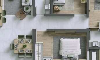 Imagem 4: RESIDENCIAL BOULEVARD JARDINS - APARTAMENTO 03 DORMITÓRIO, SENDO 01 SUÍTE - NO BAIRRO SÃO