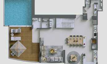 Imagem 6: ÀPICE TOWERS - COBERTURA DUPLEX - 04 SUÍTES - COM PISCINA - ALTO PADRÃO - ENTREGA EM ABRI