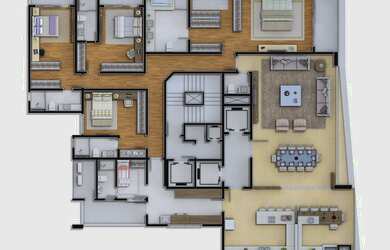 Imagem 5: CÉZANNE RESIDENCE - APARTAMENTO 04 SUÍTES E 04 VAGAS - ALTO PADRÃO