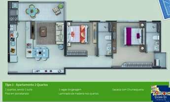 Imagem 4: EDIFÍCIO ECOVILLE RESIDENCE - APARTAMENTO DIFERENCIADO - 03 DORMITÓRIOS, SENDO 01 SUÍTE