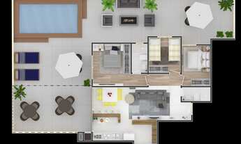 Imagem 6: SUN COAST RESIDENCE - APARTAMENTO DIFERENCIADO COM PISCINA - 03 DORMITÓRIOS - COM 209M² PR