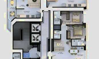 Imagem 5: RESIDENCIAL CONSTANTINO - 02 SUÍTES - NO BAIRRO MORRETES - UNIDADE DE INVESTIDOR