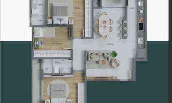 Imagem 6: LAGO LOUISE RESIDENCIAL - APARTAMENTO 03 DORMITÓRIOS, SENDO 01 SUÍTE - COM 102M² PRIVATIVO