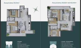 Imagem 5: LAGO LOUISE RESIDENCIAL - APARTAMENTO 02 SUÍTES - COM 89M² PRIVATIVOS - NO BAIRRO FAZENDA
