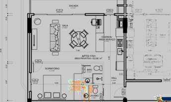 Imagem 6: PASS CONNECT RESIDENCE - APARTAMENTO 01 SUÍTE - ALTO PADRÃO - NA RUA BRUSQUE, CENTRO DE IT