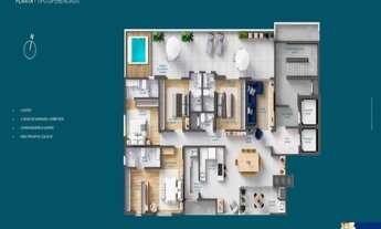 Imagem 3: LAS BRISAS RESIDENCE - APARTAMENTO DIFERENCIADO COM PISCINA - 04 SUÍTES E 06 VAGAS - 226M²