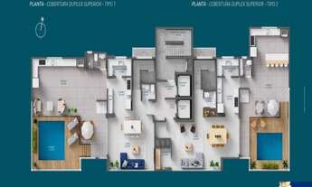 Imagem 4: LAS BRISAS RESIDENCE - APARTAMENTO COBERTURA - PISCINA PRIVATIVA - 04 SUÍTES - 04 VAGAS DE