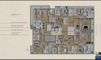 Imagem 6: TIRRENO RESIDENZIALE - COBERTURA DUPLEX - FENTE MAR - 05 SUÍTES - COM PISCINA PRIVATIVA