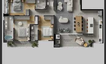 Imagem 6: RESIDENCIAL VOLO RIVIERA - APARTAMENTO COBERTURA - 03 SUÍTES - COM 153M² PRIVATIVOS - ALTO