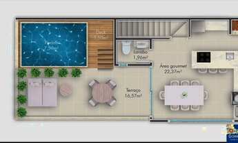 Imagem 5: SOBRADO TRIPLEX - 03 SUÍTES - COM 184M² - ALTO PADRÃO - NA RUA 2800 -NO CENTRO DE BALNEÁRI