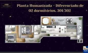 Imagem 5: WEST COAST RESIDENCE - APARTAMENTO DIFERENCIADO - 02 DORMITÓRIOS , SENDO 01 SUÍTE - NO BAI