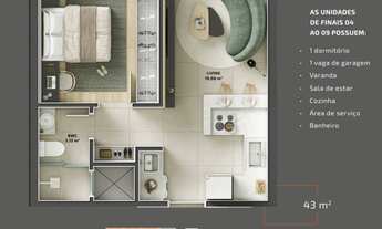 Imagem 4: OXFORD 586 RESIDENCE - APARTAMENTO 01 DORMITÓRIO - ALTO PADRÃO - NA RUA URUGUAI