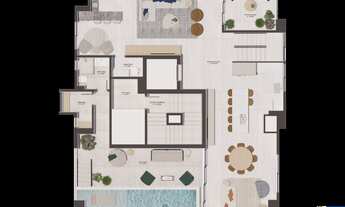 Imagem 7: HARMONIE RESIDENCE - COBERTURA DUPLEX - 04 SUÍTES - COM PISCINA - 393M² PRIVATIVOS - ALTO