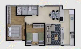 Imagem 5: RESIDENCIAL ALAMEDA ITAMIRIM - APARTAMENTO 02 DORMITÓRIOS - PRÓXIMO AO CLUBE ITAMIRIM