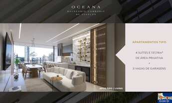 Imagem 4: OCEANA RESIDENCE - APARTAMENTO 04 SUÍTES E 03 VAGAS - COM 140M² PRIVATIVOS - ALTO PADRÃO