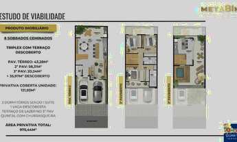 Imagem 6: ALAMEDA JARDINS - SOBRADO TRIPLEX - 03 DORMITÓRIOS, SENDO 01 SUÍTE - COM 122M² - PRISCINA