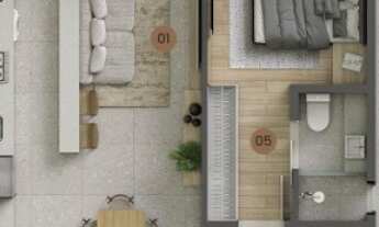 Imagem 4: RAVELLO RESIDENCE - APARTAMENTO DIFERENCIADO - 02 DORMITÓRIOS, SENDO 01 SUÍTE - NO BAIRRO