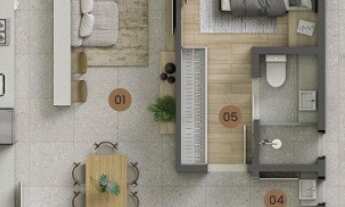 Imagem 4: RAVELLO RESIDENCE - APARTAMENTO DIFERENCIADO - 02 DORMITÓRIOS, SENDO 01 SUÍTE - NO BAIRRO