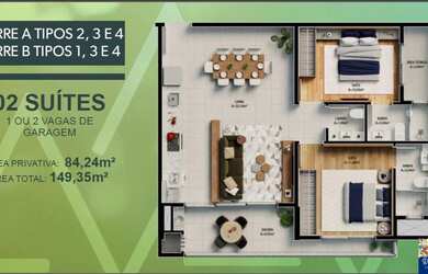 Imagem 3: BRAVA VALLEY HOME CLUB - APARTAMENTO 02 SUÍTES - NA PRAIA BRAVA