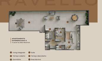 Imagem 4: RAVELLO RESIDENCE - APARTAMENTO DIFERENCIADO - 02 DORMITÓRIOS, SENDO 01 SUÍTE - NO BAIRRO