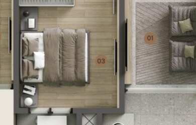 Imagem 4: RAVELLO RESIDENCE - APARTAMENTO 02 DORMITÓRIOS, SENDO 01 SUÍTE - NO BAIRRO SÃO FRANCISCO D