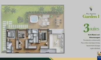 Imagem 6: LE BLANC BRAVA RESIDENCE - APARTAMENTO GARDEN DUPLEX COM 321M² - 03 SUÍTES - PRAIA BRAVA