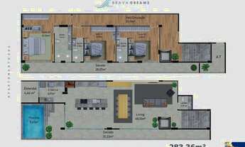 Imagem 4: BRAVA DREAMS - FRENTE MAR - APARTAMENTO DUPLEX 03SUÍTES - COM PISCINA PRIVATIVA - ÁREA PRI